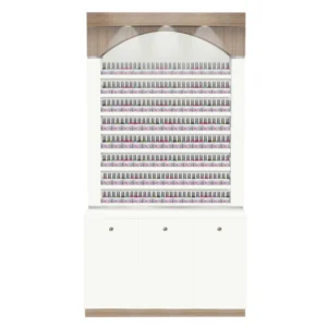 Nova II Polish & Powder Rack With Cabinets