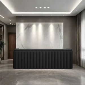 Pozzi Vintage Reception Desk – Perfect for Customer Service Front Desk