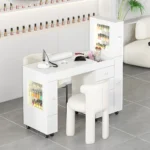 Professional+Manicure+Table+Nail+Desk+with+Dual+Display+Shelves,+Locking+Wheels,+Wrist+Cushion,+and+Built-in+Dust+Collector-109743589 (2)
