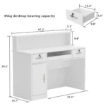 Rectangle+Solid+++Manufactured+Wood+Reception+Desk+with+Filing+Cabinet (6)