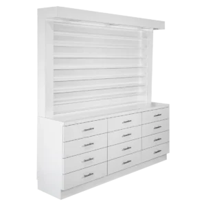 Single Sided Polish and Powder Display Cabinet